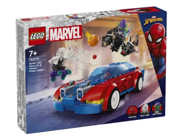 LEGO® SUPER HEROES: SPIDER-MAN RACE CAR   VENOM GREEN GOBLIN