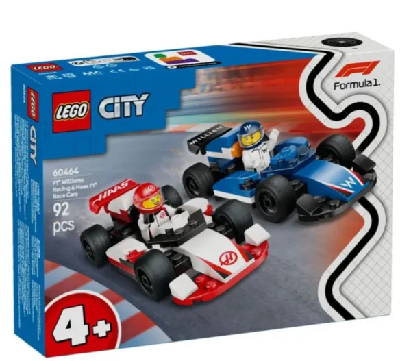 LEGO® CITY: F1® WILLIAMS RACING   HAAS F1® RACE CARS