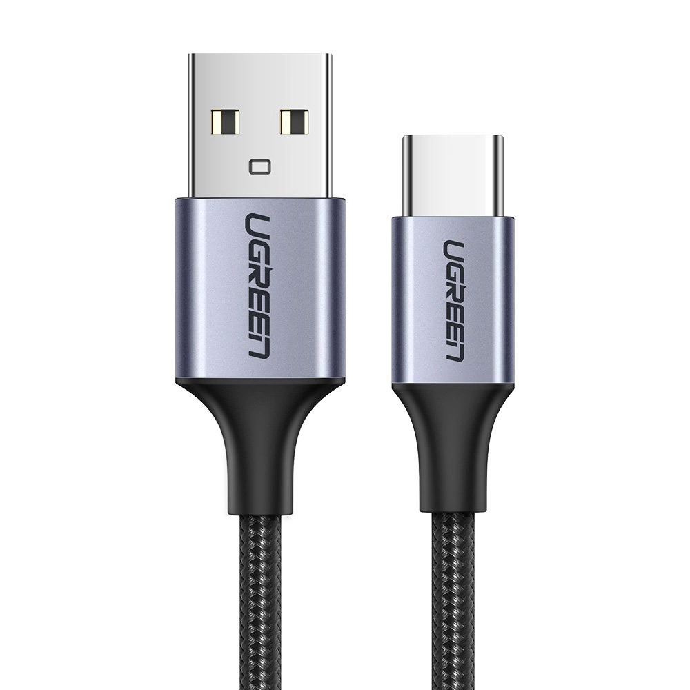 Ugreen US288 60125 USB-A / USB-C QC 3.0 3A 0.5m cable - gray