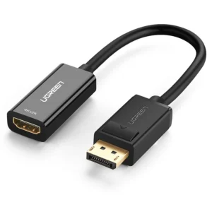 Ugreen Cable Cable from DisplayPort (Male) to HDMI (Female) (Unidirectional) 1080P 60Hz 12bit Black (40362)