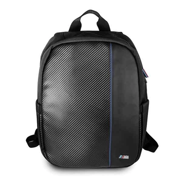 BMW Carbon Navy Stripe backpack for a 16" laptop - black