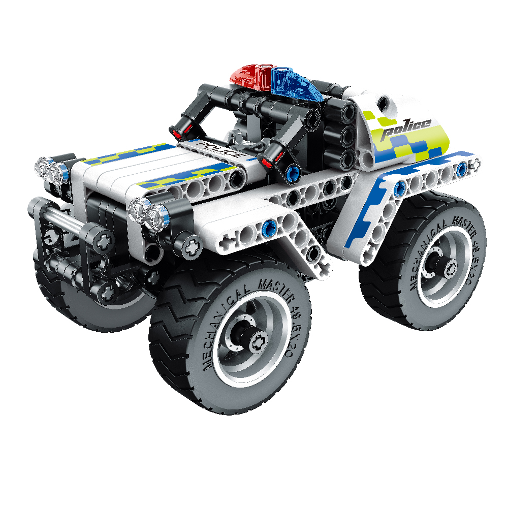 Pull Back Police Car - 199 pcs