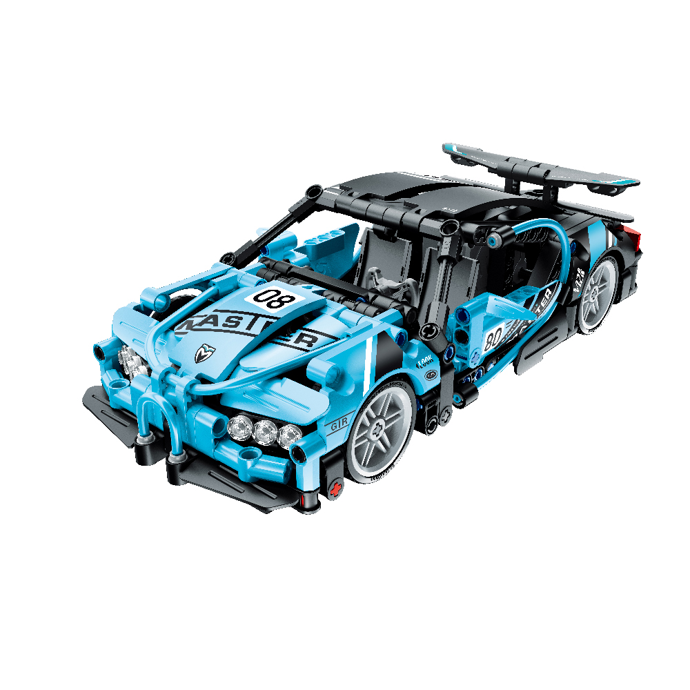 Pull Back Blue Racer - 507 pcs