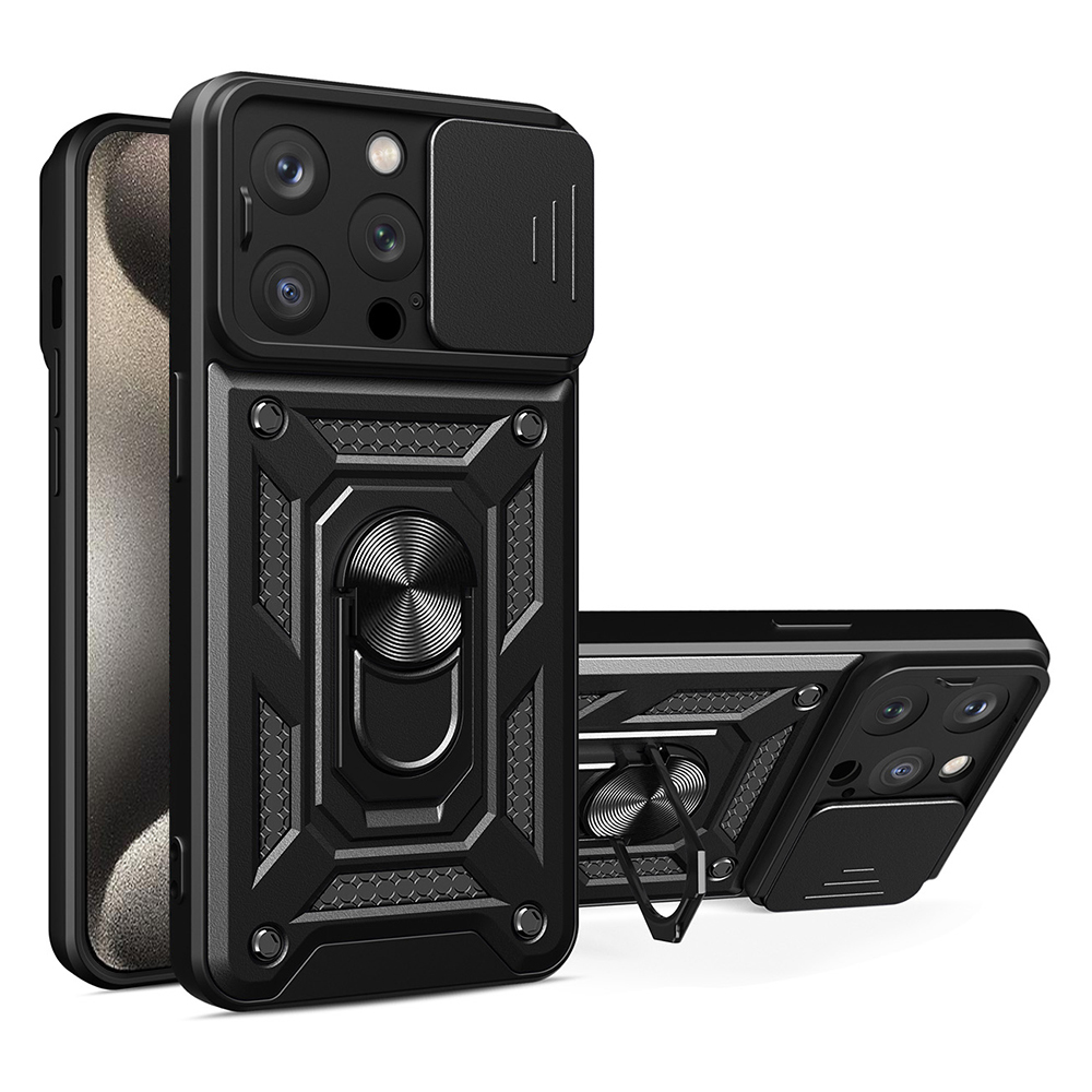 Techsuit - CamShield Series - iPhone 15 Pro - Black