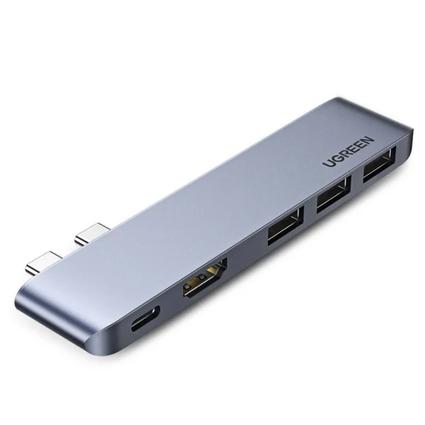 Ugreen multifunctional HUB 2x USB Type C to USB Type C PD (Thunderbolt 3