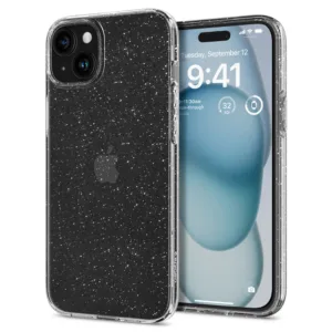 Spigen - Liquid Crystal Glitter - iPhone 15 - Crystal Quartz