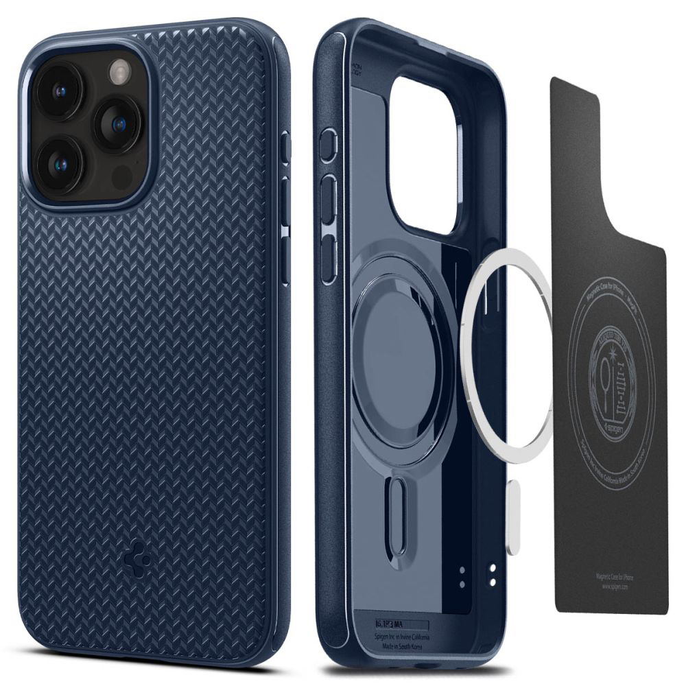 Spigen - Mag Armor - iPhone 15 Pro Max - Navy Blue