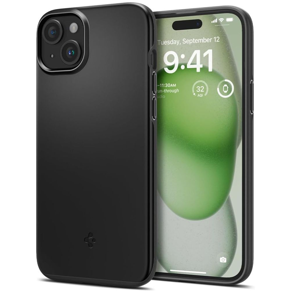 Spigen - Thin Fit - iPhone 15 Plus - Black