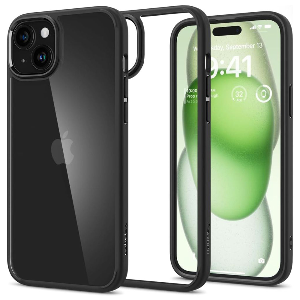 Spigen - Ultra Hybrid - iPhone 15 Plus - Matte Black