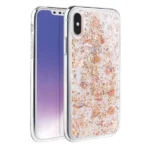 Uniq Lumence Clear case for iPhone Xs Max - pink and gold