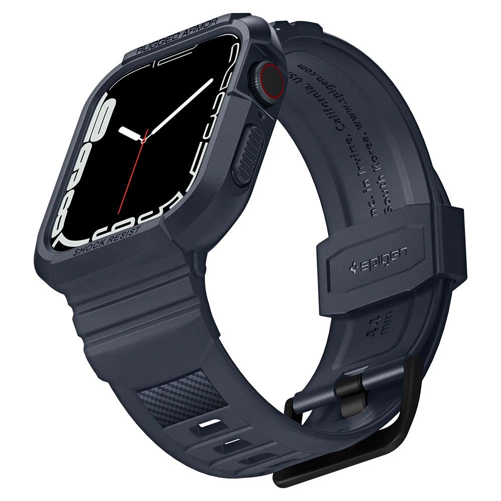 Spigen Rugged Armor Pro Case for Apple Watch 4 / 5 / 6 / 7 / 8 / 9 / SE (44 / 45 mm) - Gray