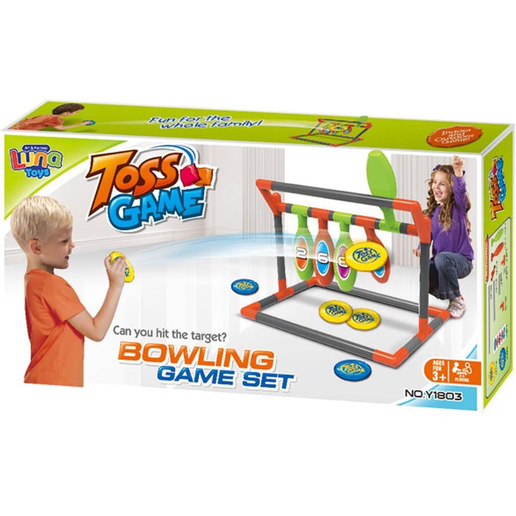 Παιχνίδι Ρίψης Στόχου Επιδαπέδιο Bowling Luna Toys 54x41