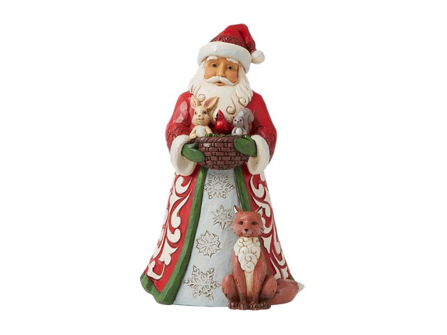 Santa with Animals Figurine 18