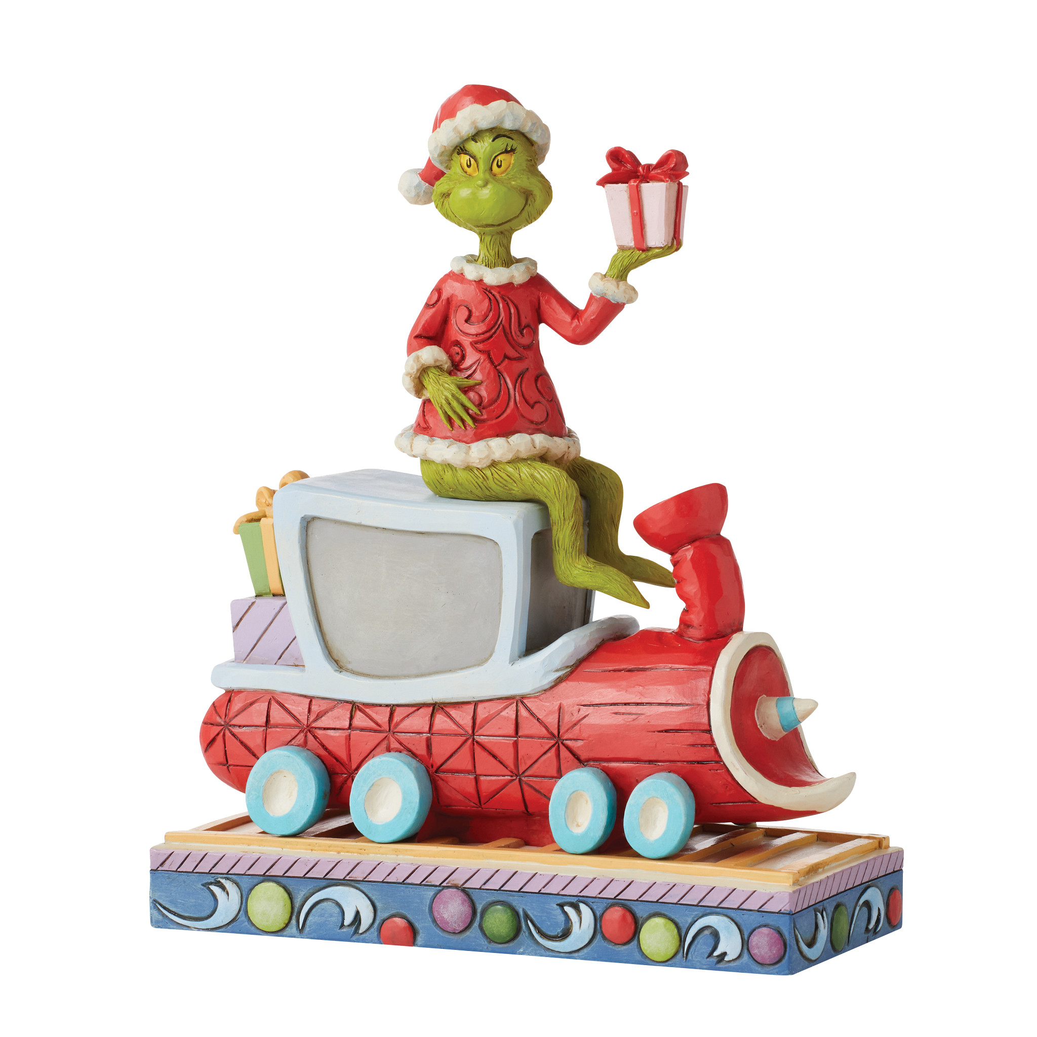 Grinch on Train 20 cm