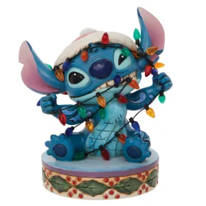 Stitch Wrapped in Lights 12 cm