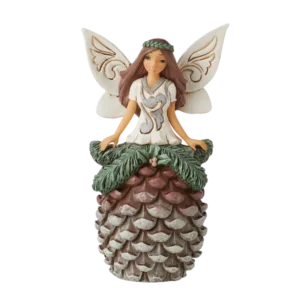 Forest Fairy (Fairy with Pine Cone Skirt Figurine) 15 cm