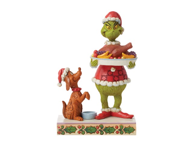 Grinch with Christmas Dinner 19 cm