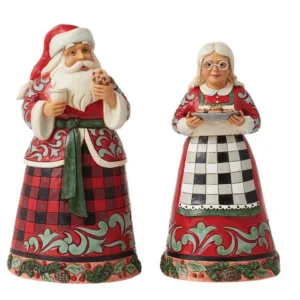 Santa with Milk & Cookies Figurine 20 cm