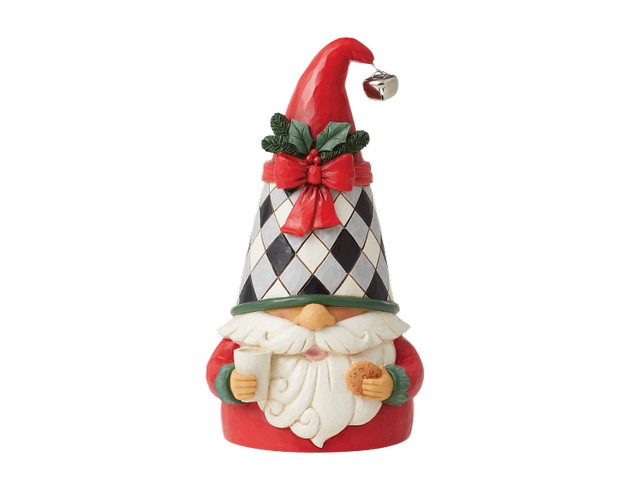 Gnome with Milk & Cookies Figurine 17 cm