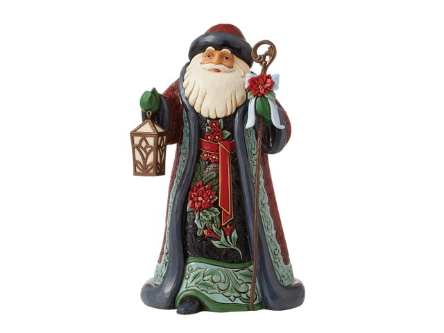 Santa with Cane Figurine 25