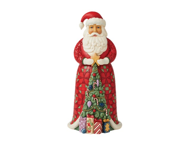 Santa Tree Skirt Figurine 25