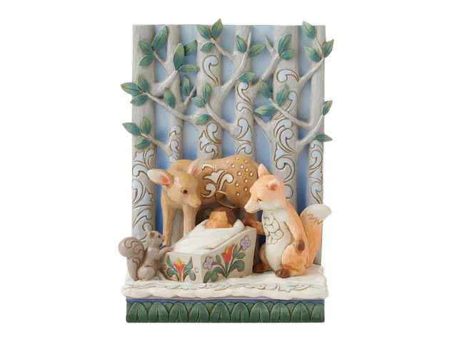 Baby Jesus with Animals Figurine 14