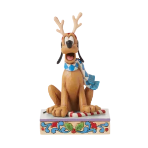 Dashing Rein-dog (Holiday Pluto Figurine) 14 cm