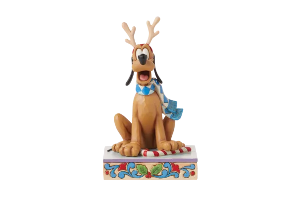 Dashing Rein-dog (Holiday Pluto Figurine) 14 cm