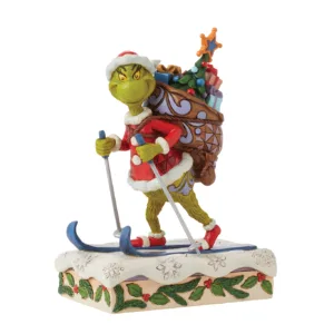 Grinch Skiing Figurine 17 cm