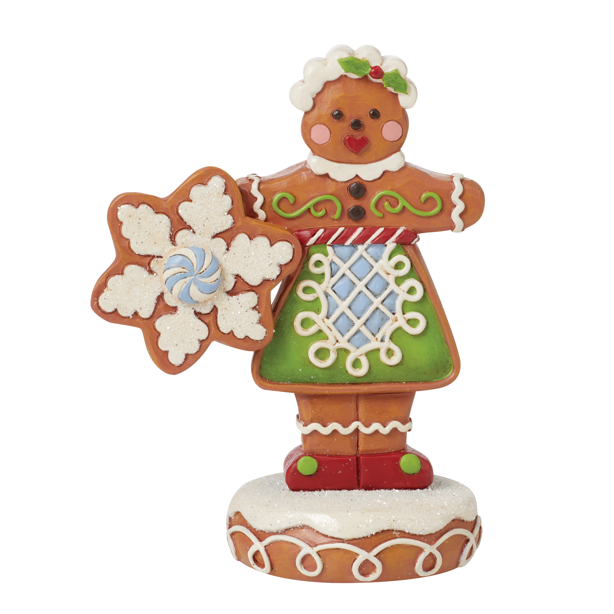 Gingerbread Sweetie (Mini Gingerbread Girl Figurine) 12 cm