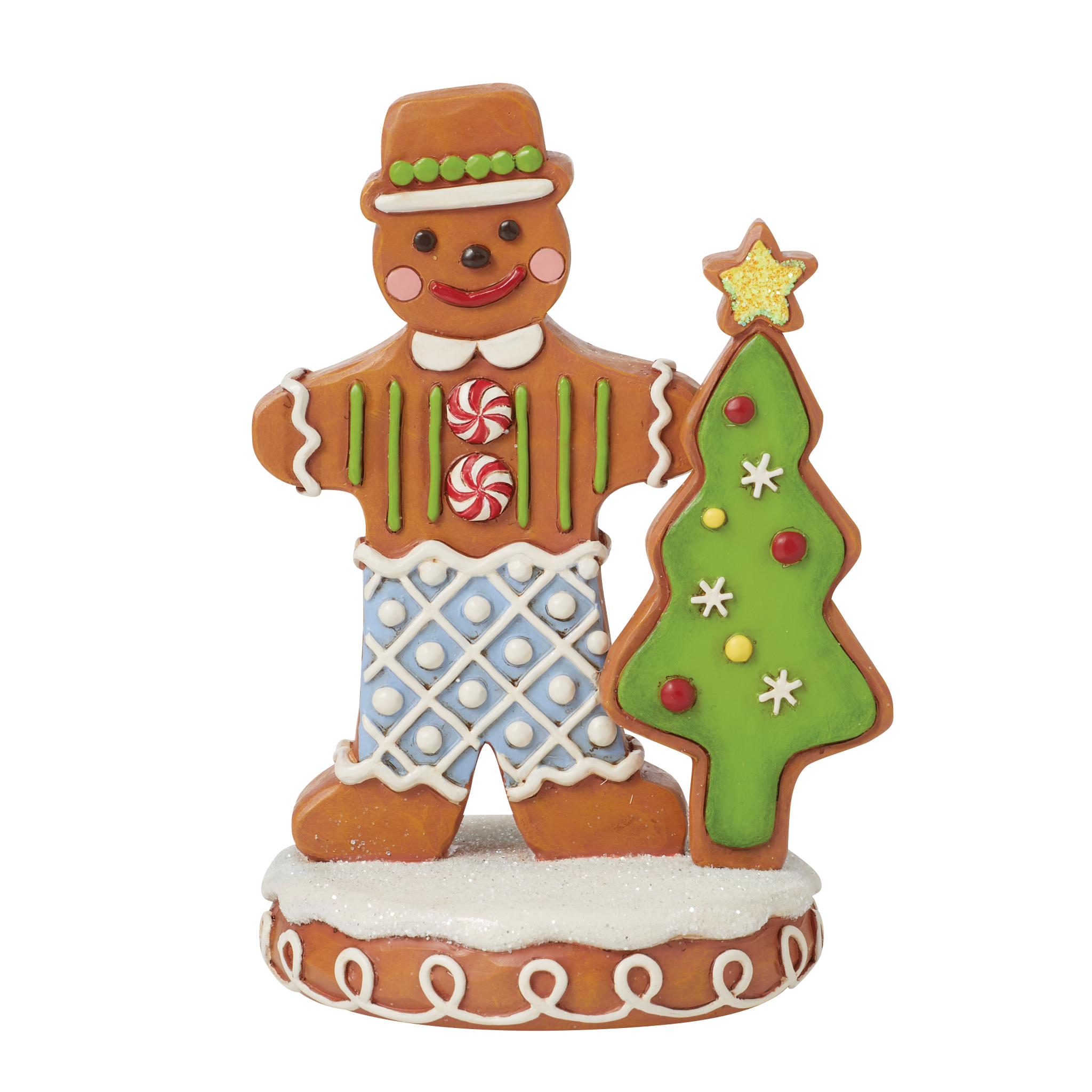 Gingerbread Gent (Mini Gingerbread Boy Figurine) 12 cm