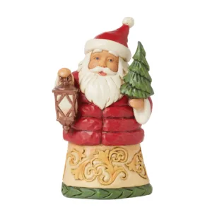 Mini Santa in Puffer Jacket Figurine 9