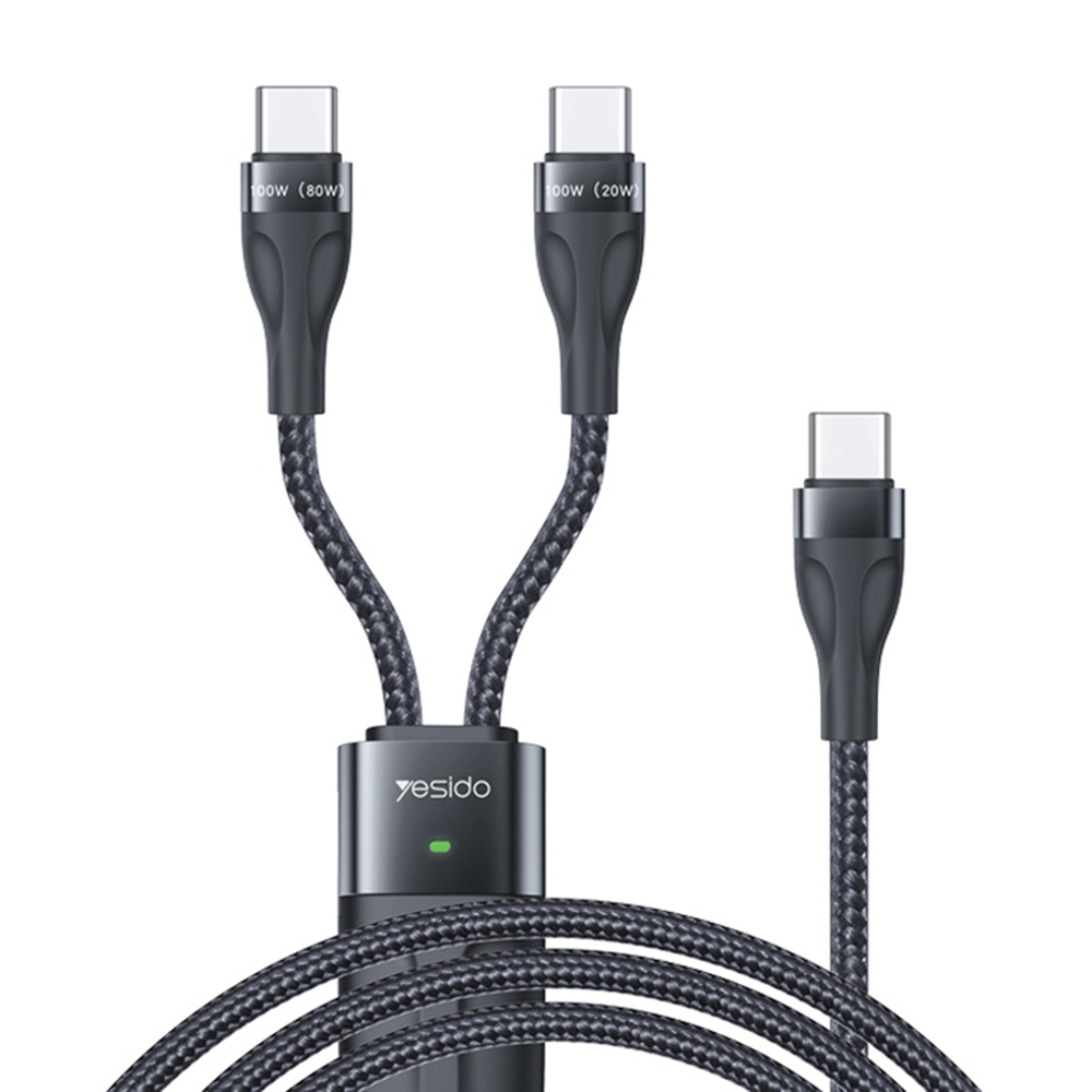 Yesido - Data Cable (CA88) - Type-C to 2 x Type-C