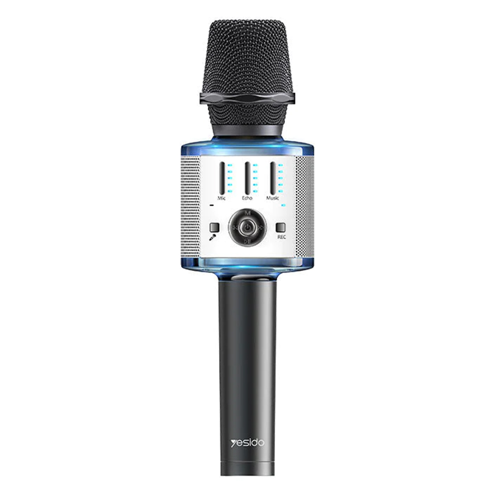 Yesido - Portable Microphone (KR10) - for Karaoke - Black