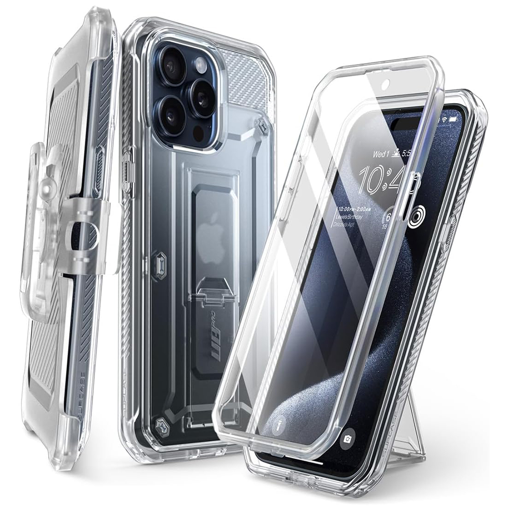 Supcase - Unicorn Beetle Pro - iPhone 15 Pro - Clear