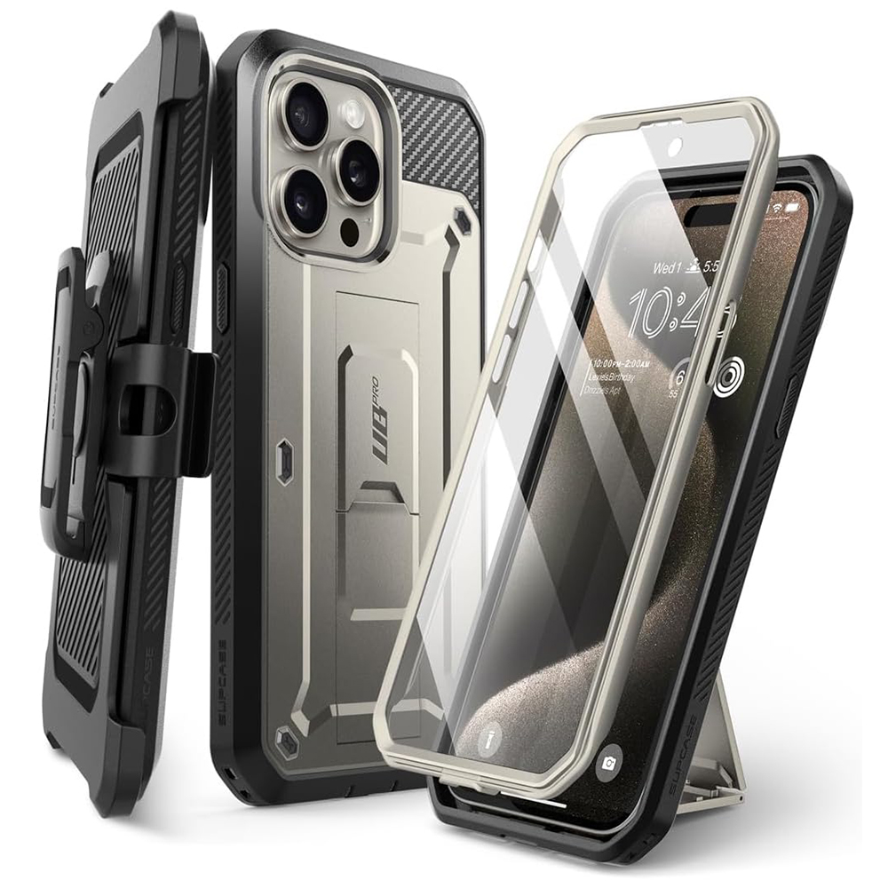 Supcase - Unicorn Beetle Pro - iPhone 15 Pro Max - Titan Gray