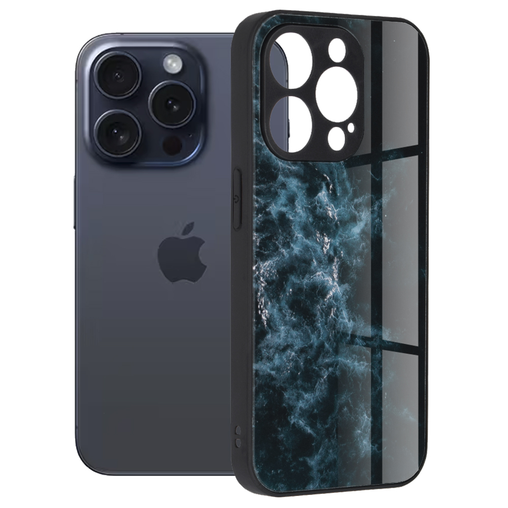 Techsuit - Glaze Series - iPhone 15 Pro - Blue Nebula