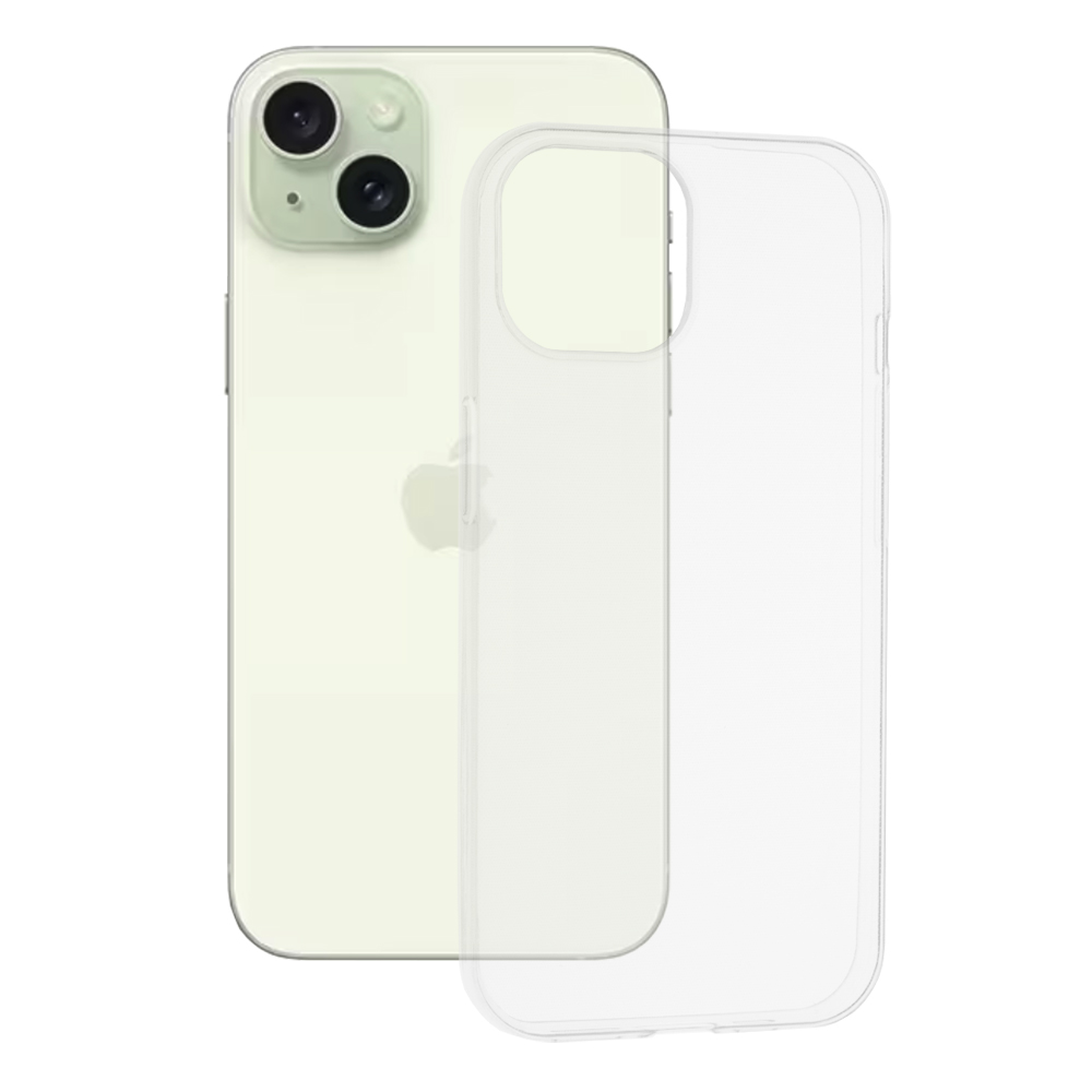 Techsuit - Clear Silicone - iPhone 15 Plus - Transparent