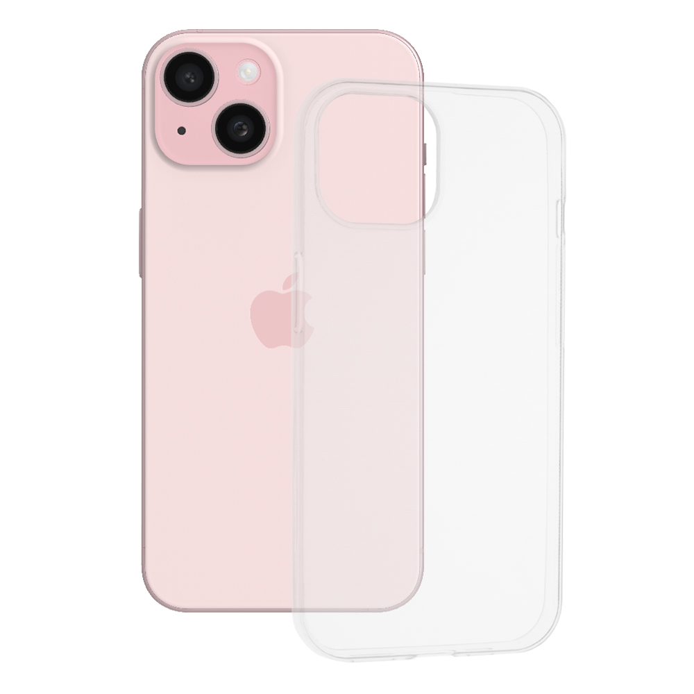 Techsuit - Clear Silicone - iPhone 15 - Transparent