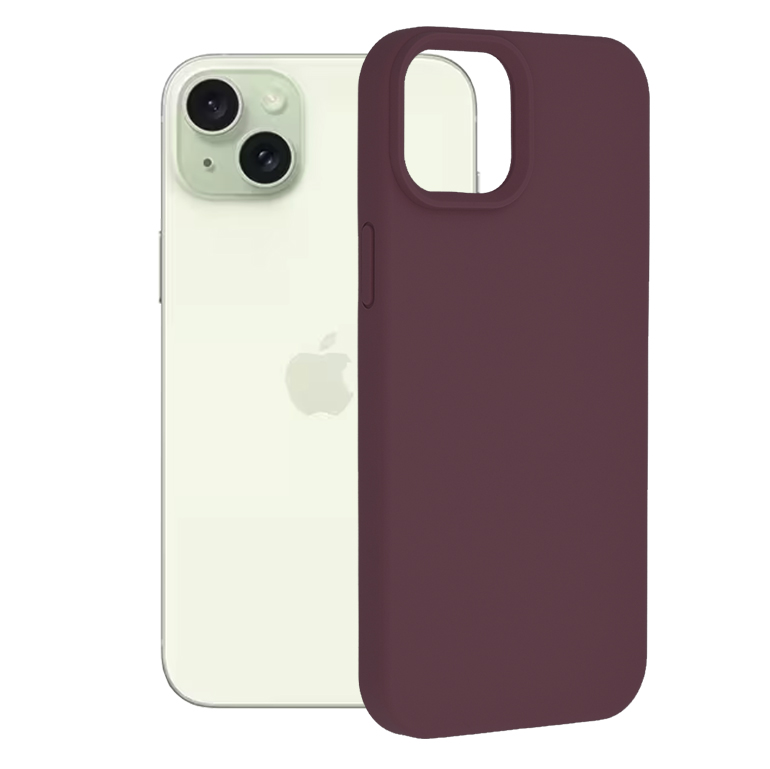 Techsuit - Soft Edge Silicone - iPhone 15 Plus - Plum Violet