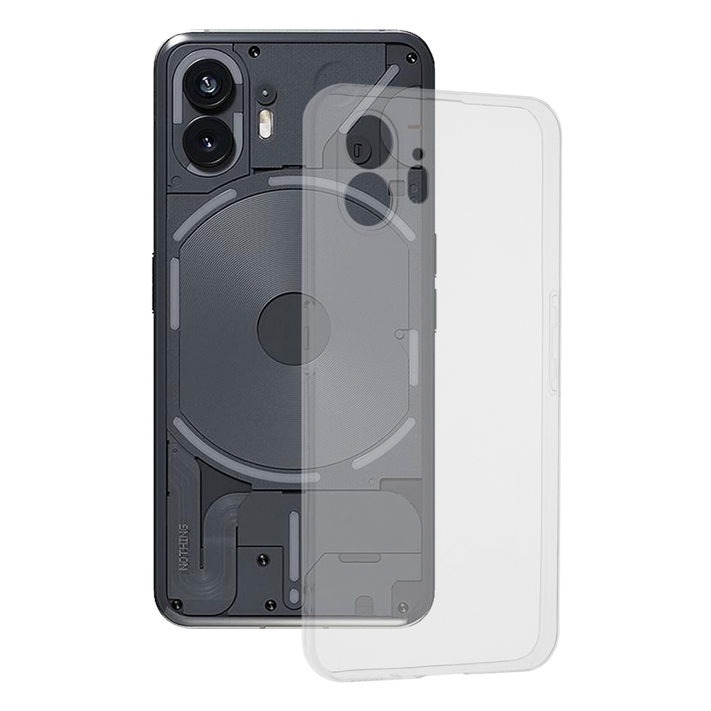 Techsuit - Clear Silicone - Nothing Phone (2) - Transparent