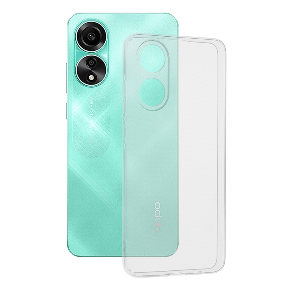 Techsuit - Clear Silicone - Oppo A78 4G - Transparent