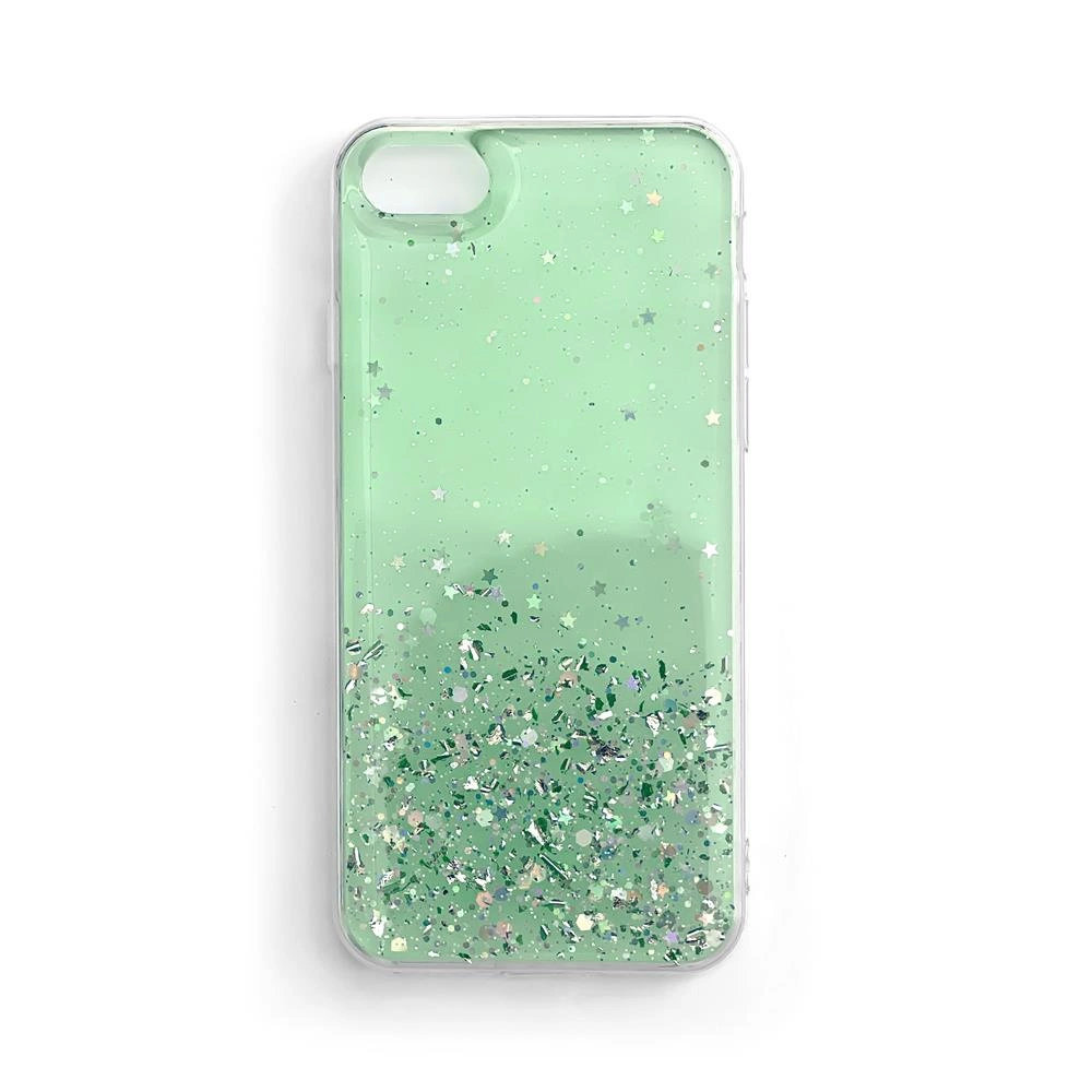 Wozinsky Star Glitter Shining Cover for Samsung Galaxy A31 green