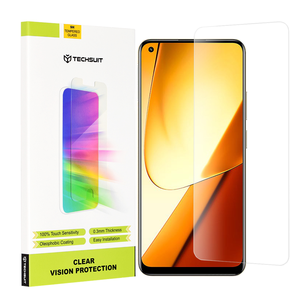 Techsuit - Clear Vision Glass - Realme 11 - Transparent