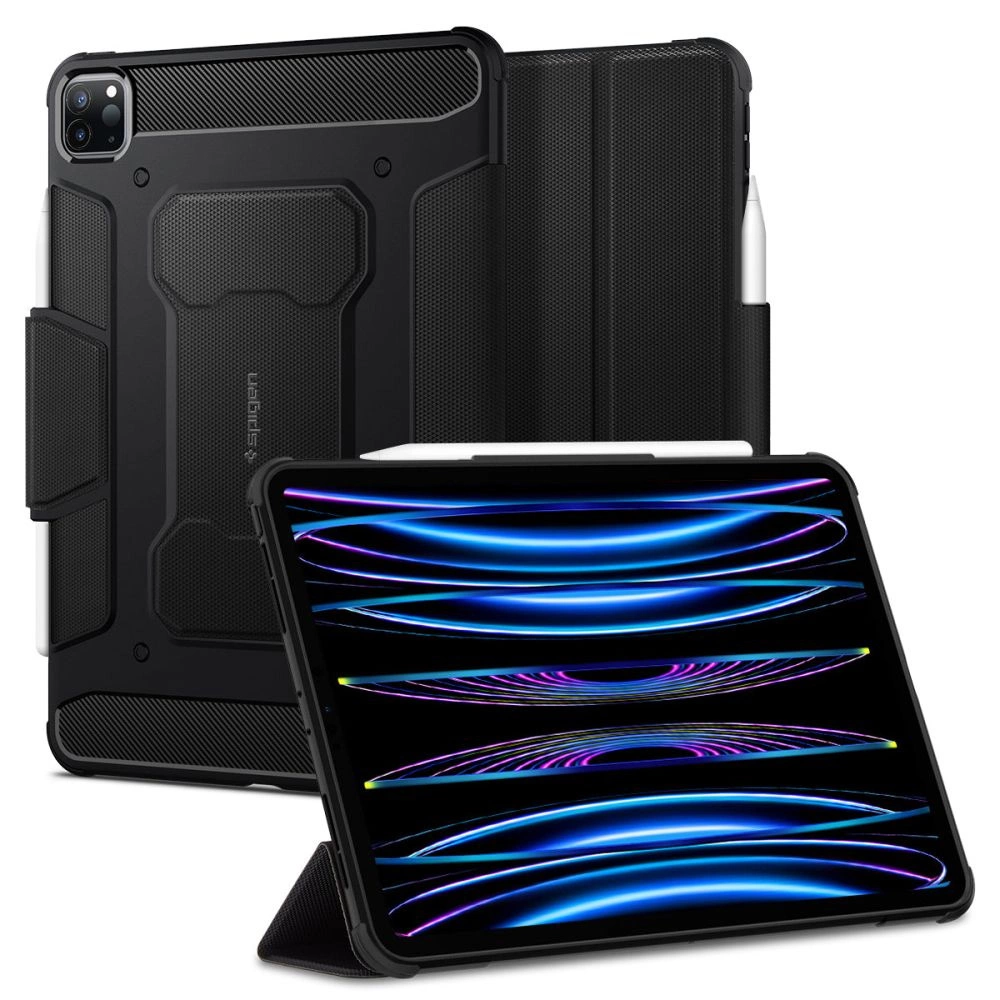 Spigen Rugged Armor Pro Case for iPad Pro 11'' 2020 / 2021 / 2022 - Black