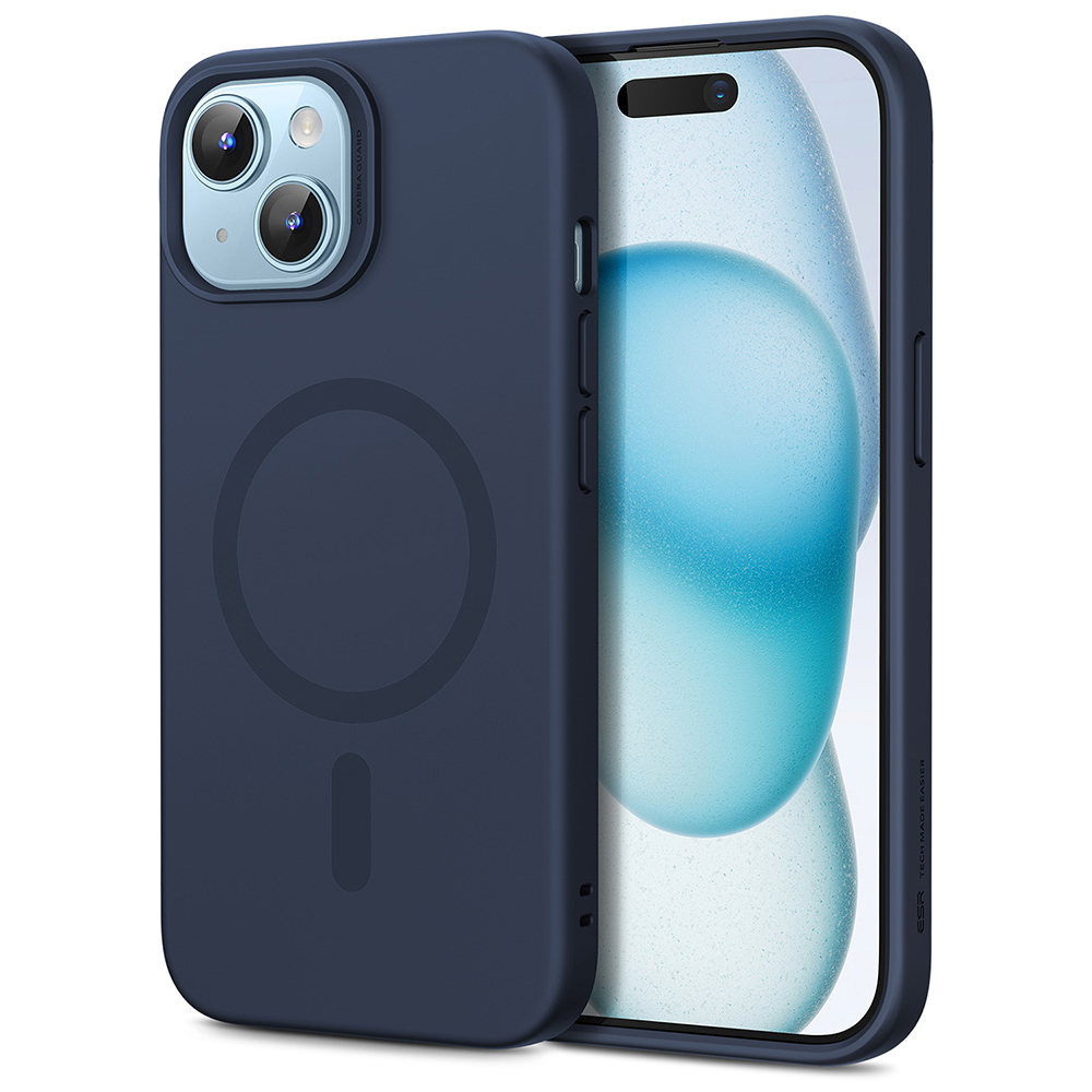 ESR - Cloud Soft HaloLock - iPhone 15 Plus - Dark Blue