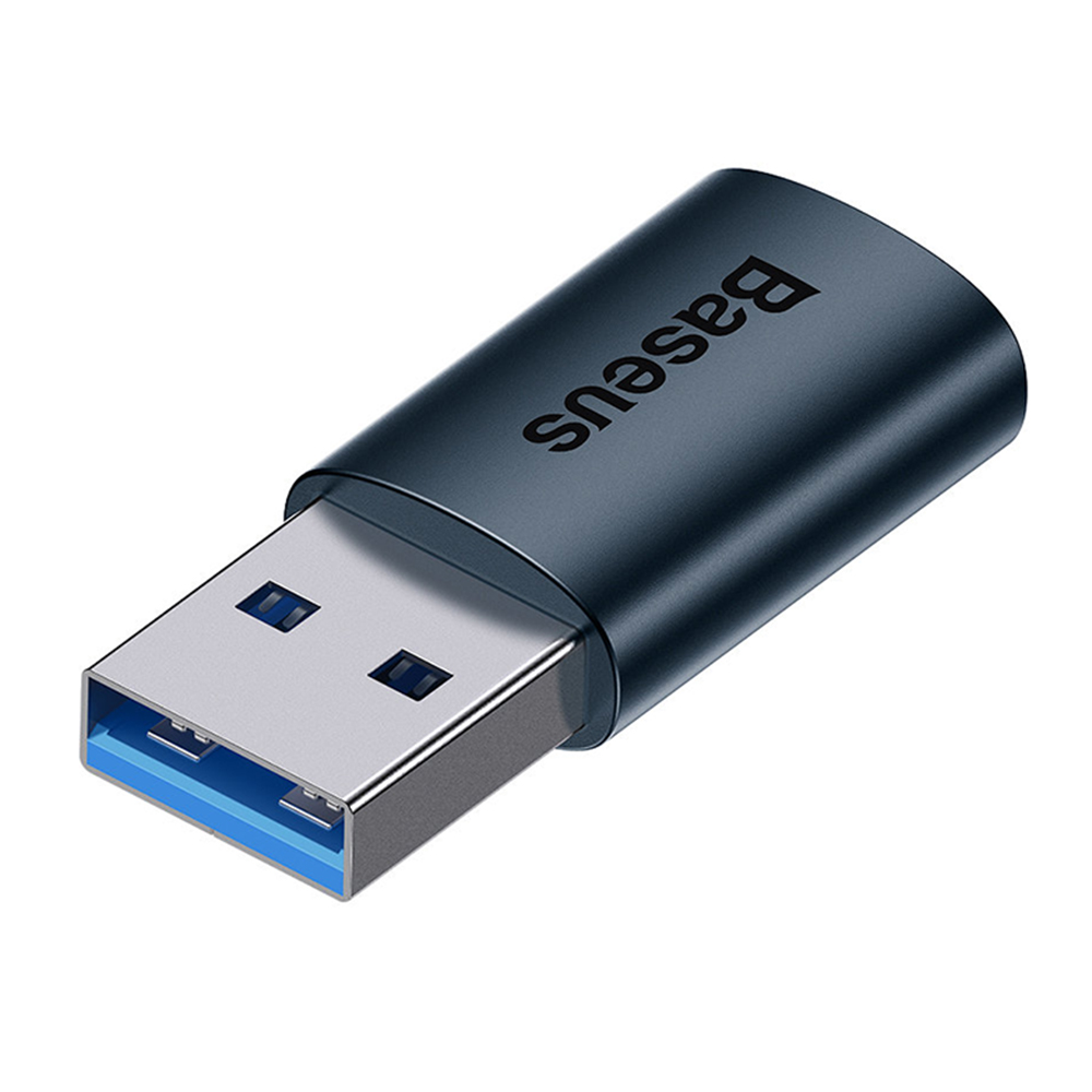 Baseus - OTG Adapter Ingenuity Series (ZJJQ000103) - USB 3.1 Male to Type-C Female - Blue