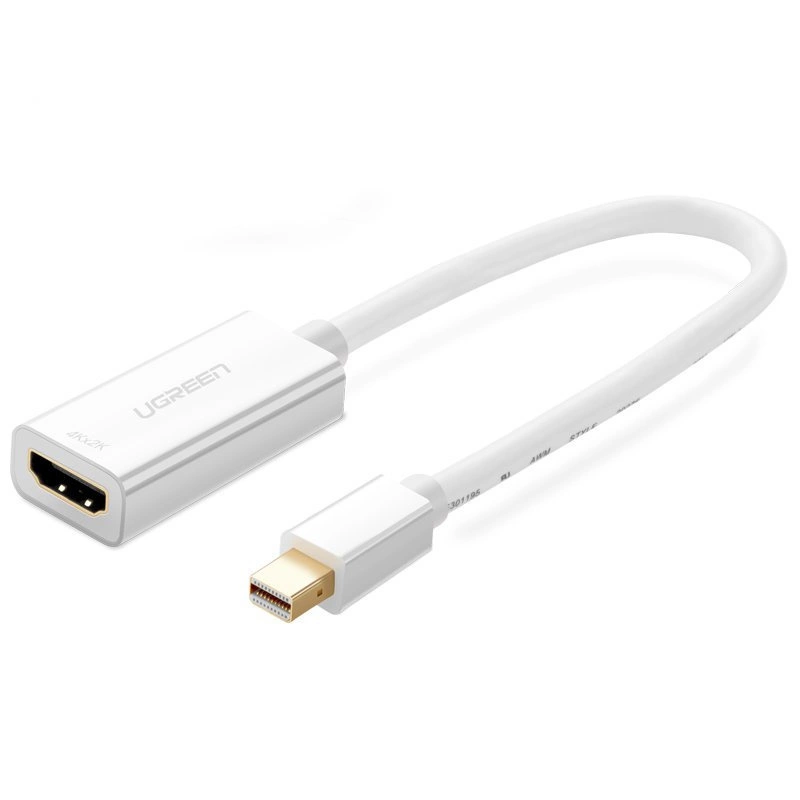 Ugreen MD112 10460 mini DisplayPort (male) / HDMI (female) FHD 1080p adapter - white