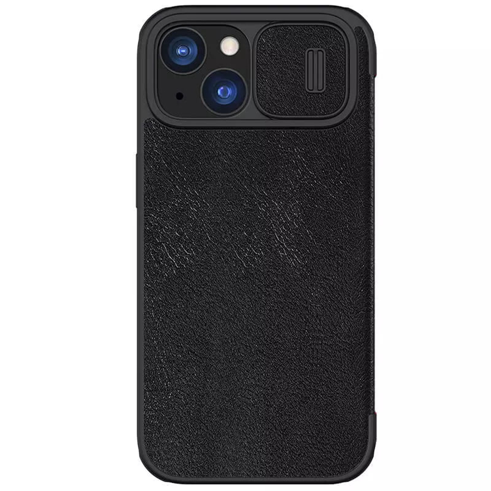 Nillkin - Qin Leather Case - iPhone 15 - Black