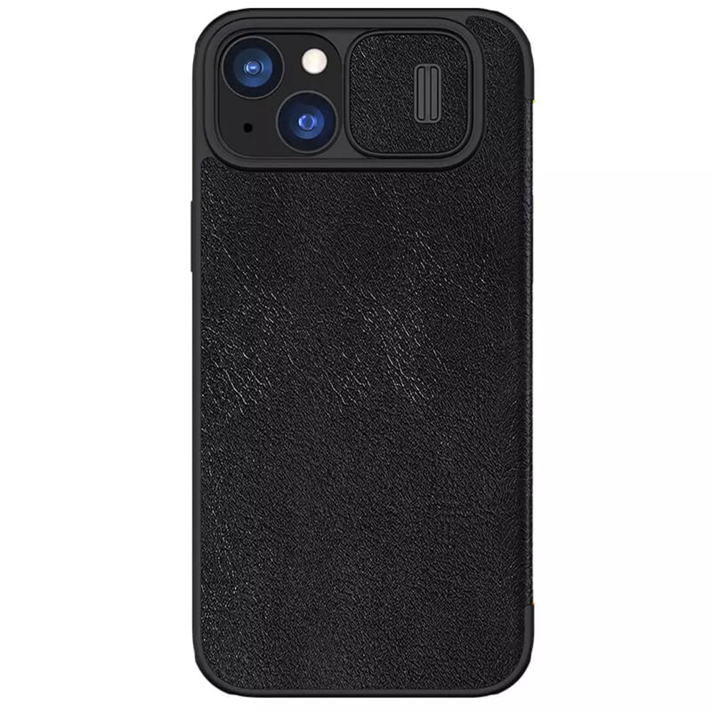 Nillkin - Qin Leather Case - iPhone 15 Plus - Black